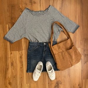 Uniqlo denim skirt